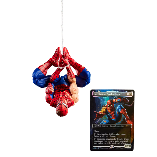 Spider-Man Marvel Legends Magic: The Gathering Battle-Damaged Spider-Man – 6-Inch Action Figure
