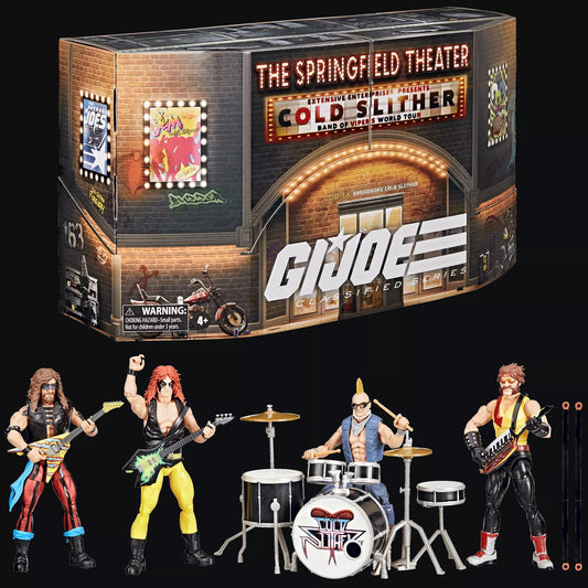G.I. Joe Classified Series #163 – Cold Slither “Band of Vipers Tour” Commemorative 6" Figure Set (SDCC 2025 Exclusive)