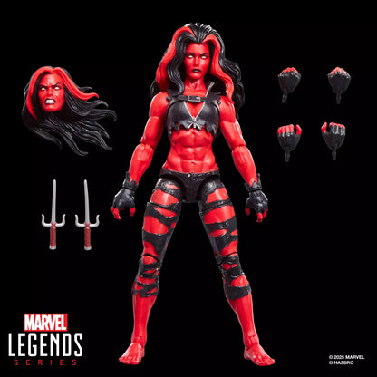 Marvel Legends Red She-Hulk 6-Inch Action Figure Hasbro