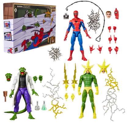 Marvel Legends Spider-Man, Lizard & Electro 3-Pack – SDCC 2026 Exclusive