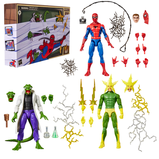 Marvel Legends Spider-Man, Lizard & Electro 3-Pack – SDCC 2026 Exclusive