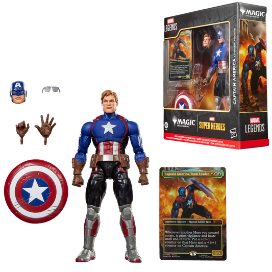 Marvel Legends Magic: The Gathering Captain America Avengers: Twilight 6" Action Figure