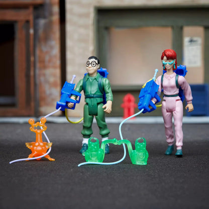 The Real Ghostbusters Kenner Classics Janine Melnitz & Louis Tully 40th Anniversary Set