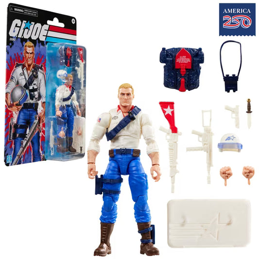 G.I. Joe Classified Series Retro Cardback USA Duke America’s 250th Birthday 6-Inch Action Figure - Exclusive