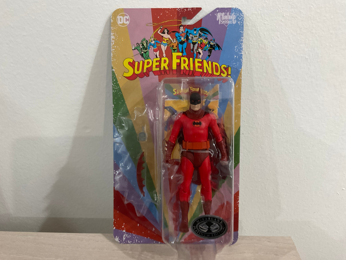 DC Retro Super Friends Red Batman 6-Inch Action Figure – Platinum Chase Edition