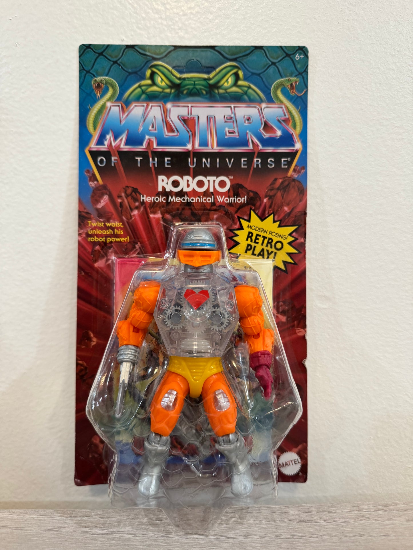 Masters of the Universe Origins Rise of Snake Men Roboto Action Figure (Substandard)