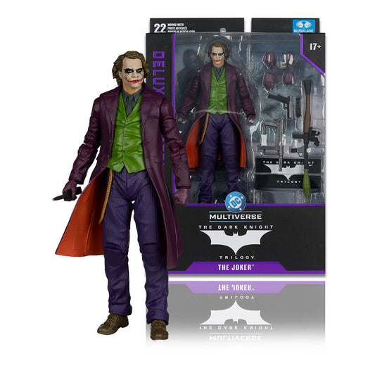 McFarlane Toys DC Multiverse Deluxe Theatrical Edition The Dark Knight Joker 7-Inch Action Figure