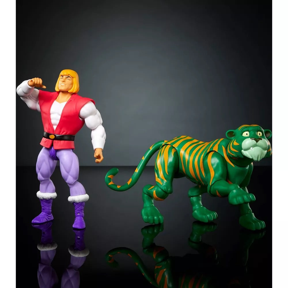 Masters of the Universe Cartoon Collection Prince Adam and Cringer Action Figure Set - 2pk