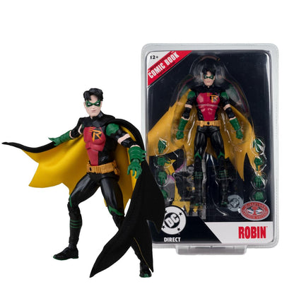 DC Direct Robin Tim Drake (Nightwing #81) Red Platinum 7" Action Figure with Comic