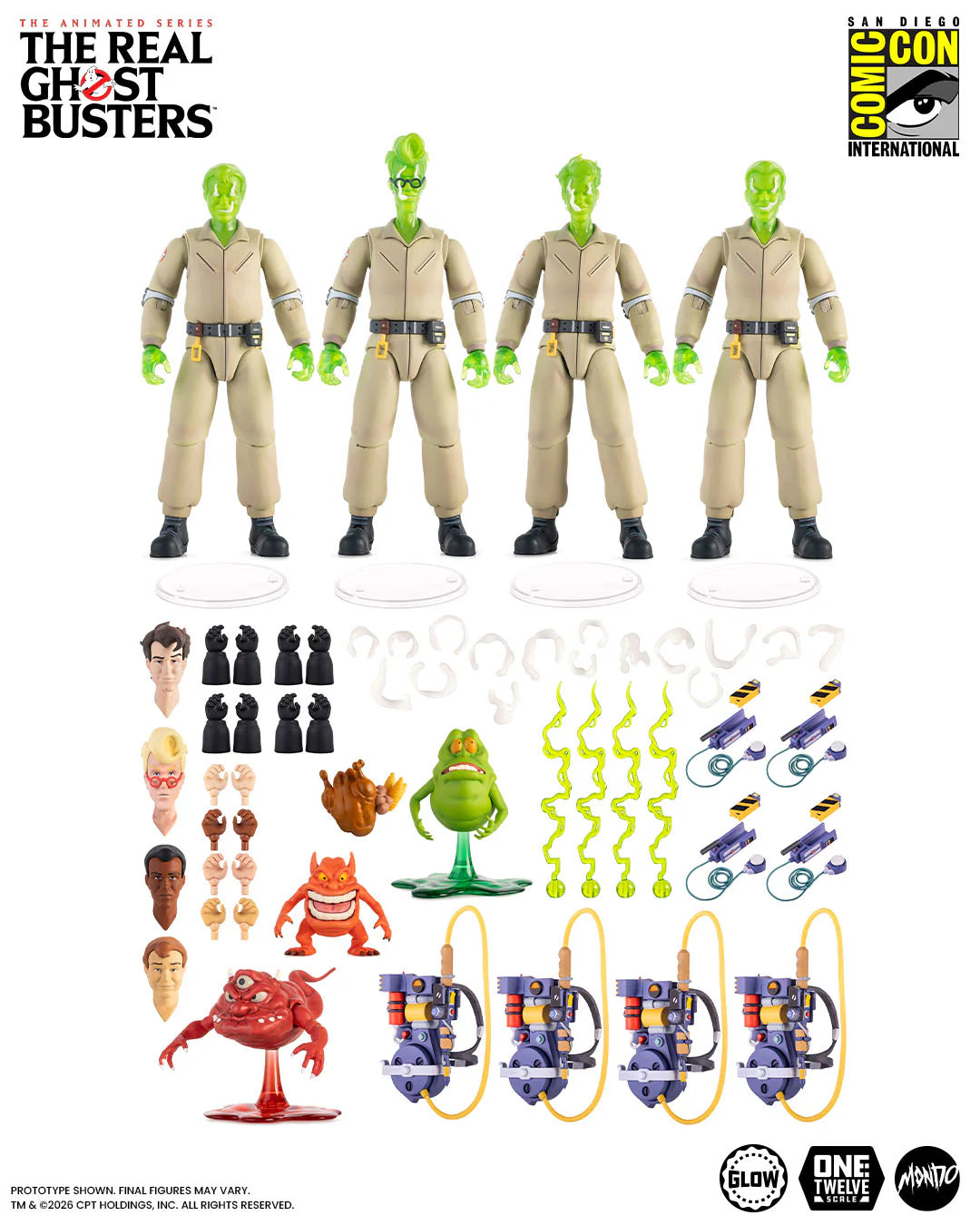 The Real Ghostbusters: Citizen Ghost 1/12 Scale Figure Set – Timed Edition