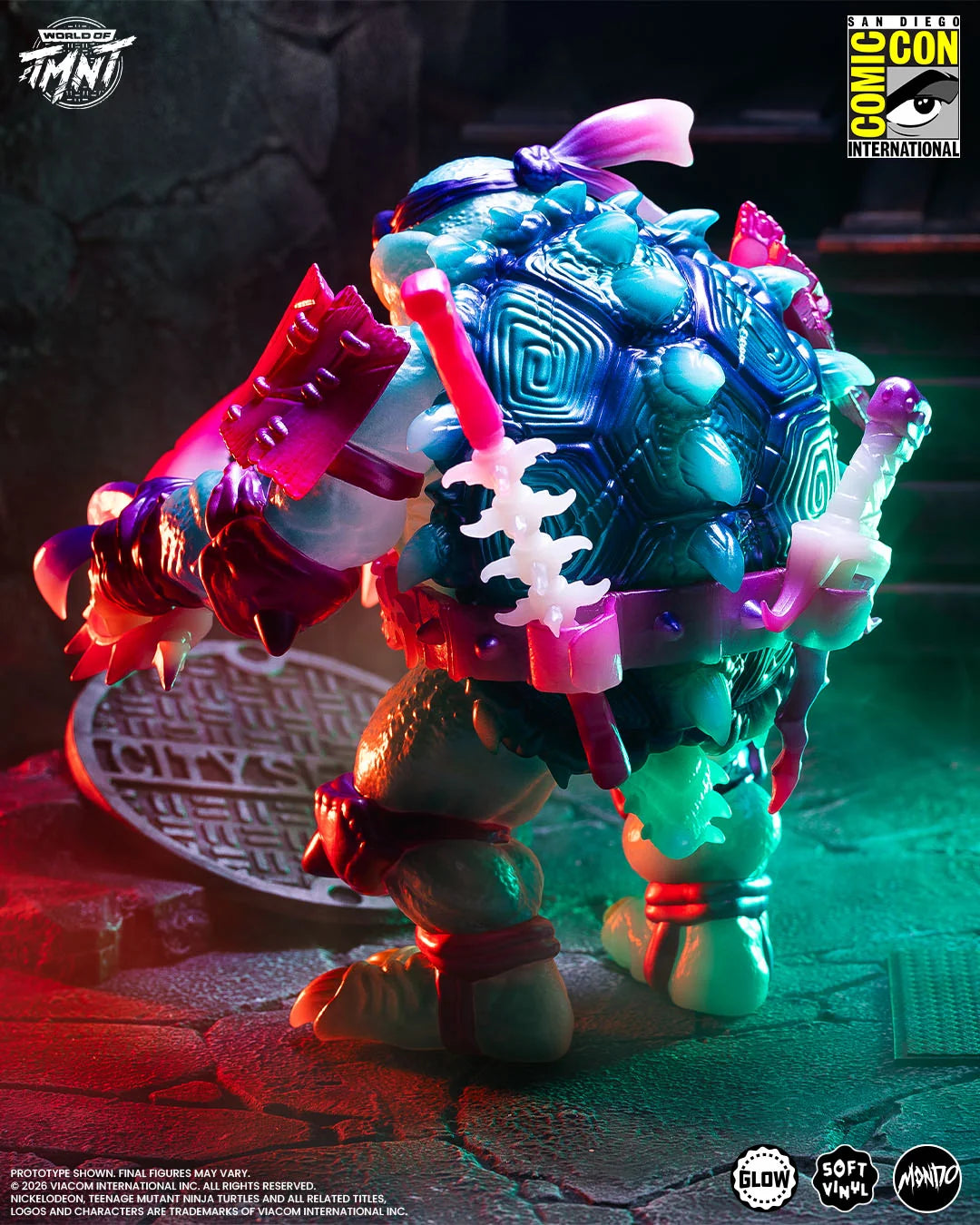Mondo Teenage Mutant Ninja Turtles Slash Soft Vinyl Figure – Mutagen Glow Variant