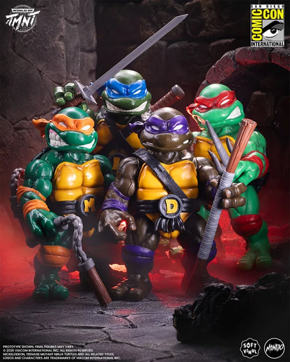 Mondo Teenage Mutant Ninja Turtles Undercover Turtles Soft Vinyl Figures 4-Pack – SDCC 2026 Exclusive