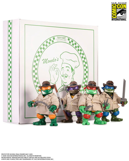 Mondo Teenage Mutant Ninja Turtles Undercover Turtles Soft Vinyl Figures 4-Pack – SDCC 2026 Exclusive
