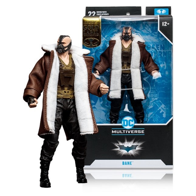 McFarlane Toys Batman The Dark Knight Trilogy Trench Coat Bane Gold Label SDCC 2023 Exclusive Figure