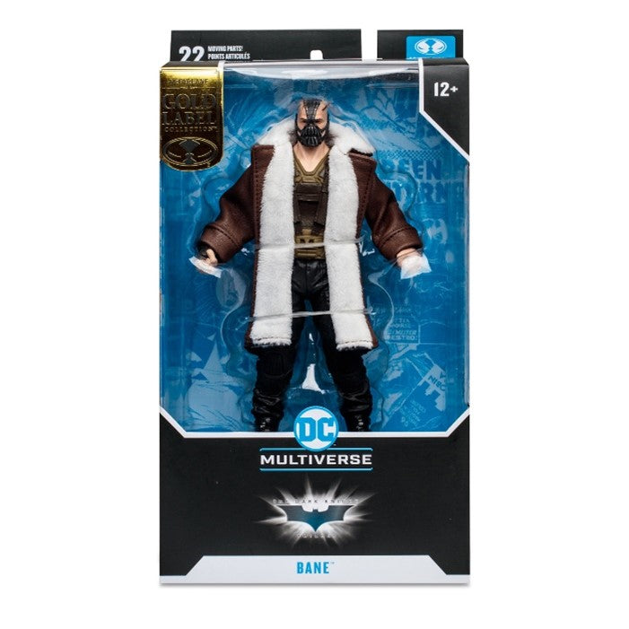 McFarlane Toys Batman The Dark Knight Trilogy Trench Coat Bane Gold Label SDCC 2023 Exclusive Figure