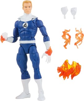 Marvel Hasbro Legends Series Fantastic Four Retro Human Torch