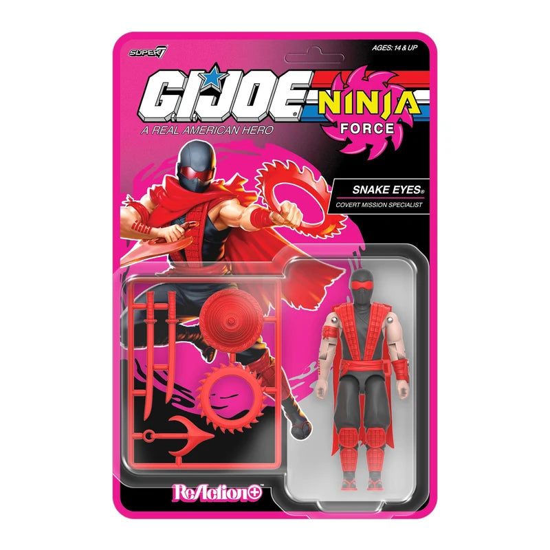 G.I. Joe ReAction+ Snake Eyes (Ninja Force) 3.75-Inch Action Figure