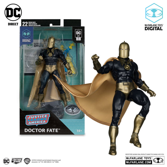DC Direct – Doctor Fate (The Silver Age) 7-Inch Action Figure w/ Digital Collectible – Platinum Chase