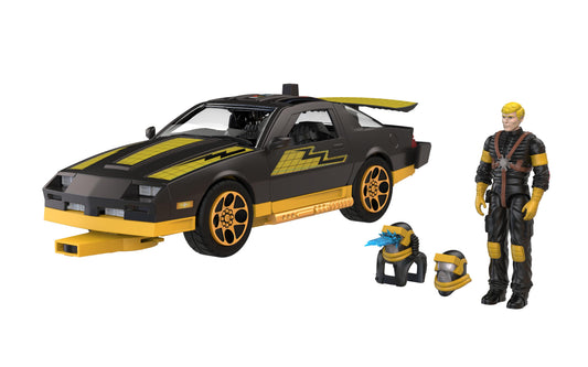 M.A.S.K. 40th Anniversary Thunderhawk Black & Gold Transforming Vehicle with Matt Trakker