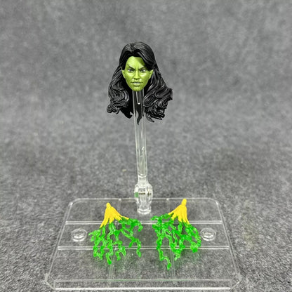 Marvel Legends Queen Skrull Head & Electrical Hands Parts For 6" Action Figure