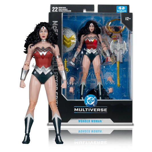 DC McFarlane Collector Edition #61 Wonder Woman (1980s) Platinum Edition 7-Inch Scale Action Figure – Chase Variant