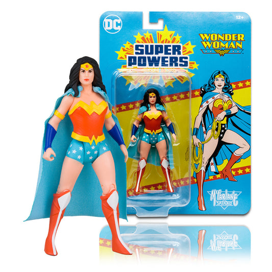 Wonder Woman Blue Cape Variant (DC Super Powers) 4.5" Action Figure