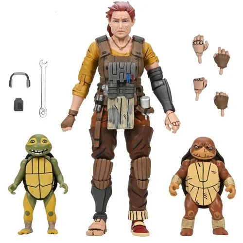 TMNT The Last Ronin Lost Years Grammy April Baby Yi Moja 7-Inch NECA Figures