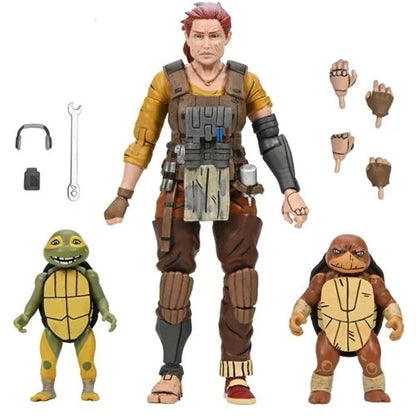 TMNT The Last Ronin Lost Years Grammy April Baby Yi Moja 7-Inch NECA Figures