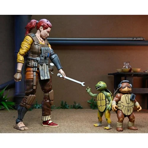 TMNT The Last Ronin Lost Years Grammy April Baby Yi Moja 7-Inch NECA Figures