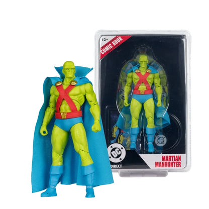 DC Direct Page Punchers Martian Manhunter Justice League #77 7-Inch Figure with Comic