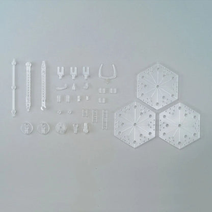 Bandai Spirits Action Base 4 Clear 1:100 Scale Gundam Model Kit Display Stand