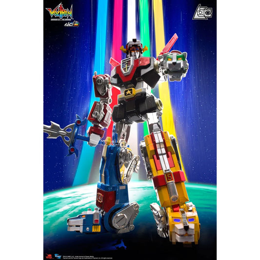 Toynami Voltron 40th Anniversary Gift Set Light-Up Sound Base Deluxe Collectible