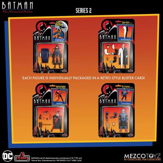 Mezco 5 Points Batman The Animated Series Series 2 Deluxe Box Set of 4 Figures