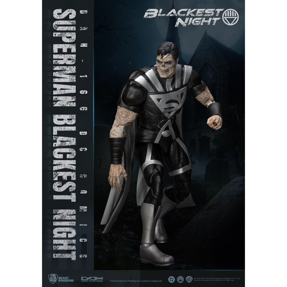 Beast Kingdom DC Comics Superman Blackest Night DAH-166 8" Action Figure