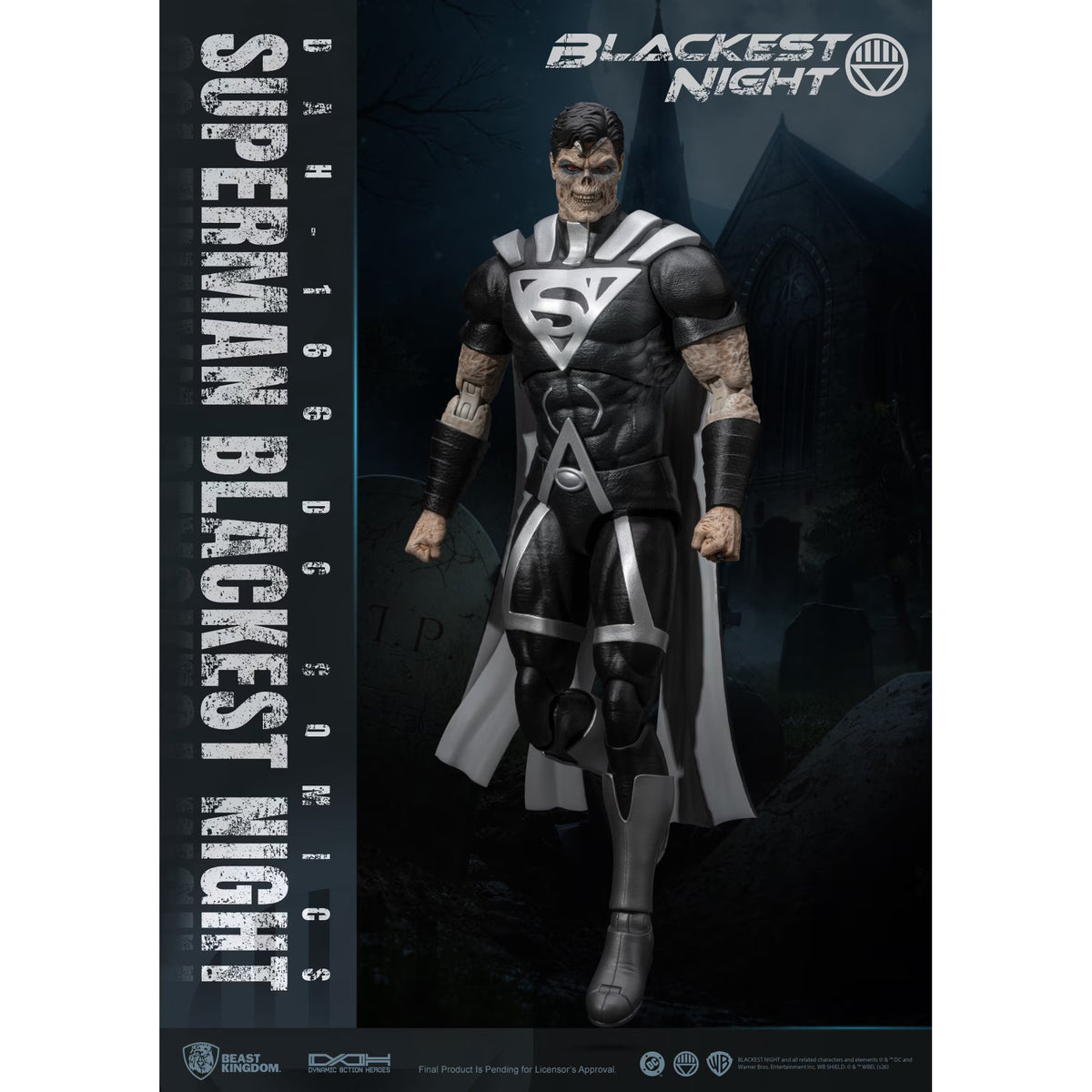 Beast Kingdom DC Comics Superman Blackest Night DAH-166 8" Action Figure