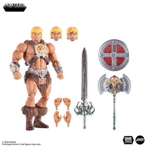 MOTU200X He-Man 1/12 Scale Action Figure by Mondo