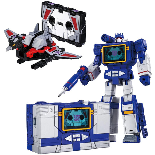Transformers Masterpiece Edition MPG-19 Soundwave and Laserbeak Action Figure Set