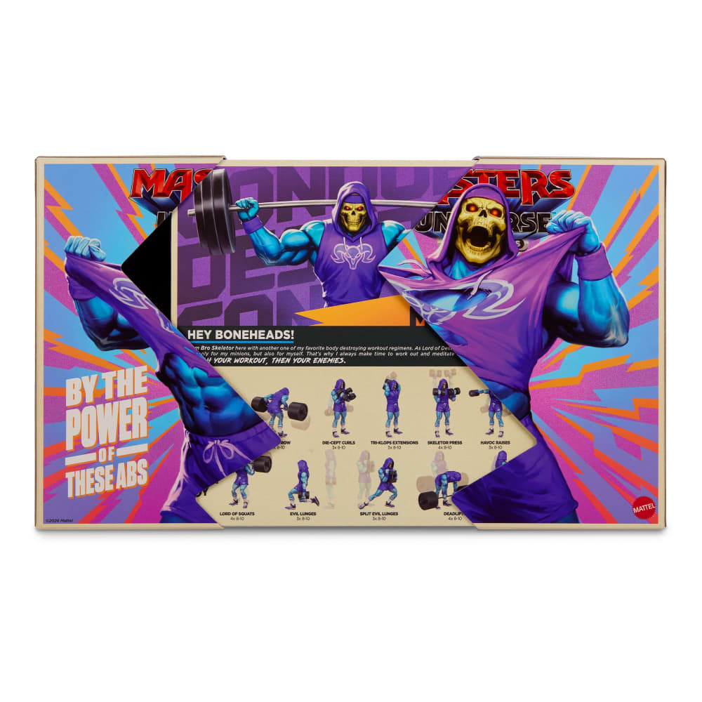 Masters of the Universe Chronicles Gym Bro Skeletor SDCC 2026 Exclusive 6-Inch Action Figure