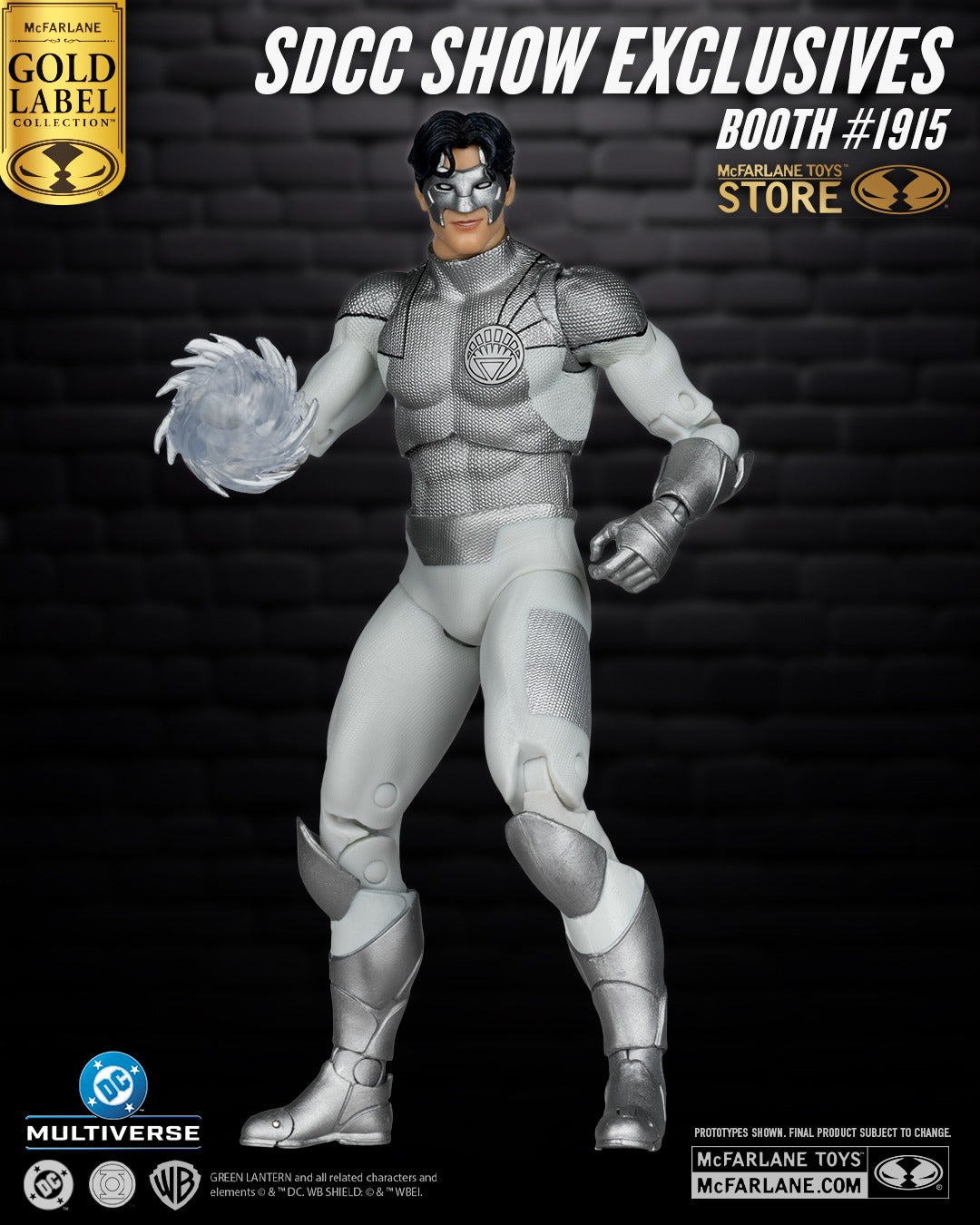 Kyle Rayner (White Lantern) 2026 SDCC Gold Label Exclusive Action Figure