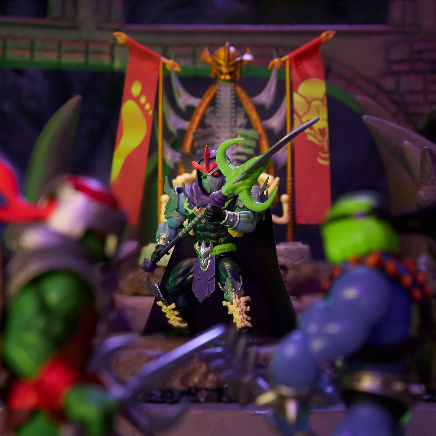 Masters of the Universe x TMNT Turtles of Grayskull Skele-Shredder Action Figure Mattel