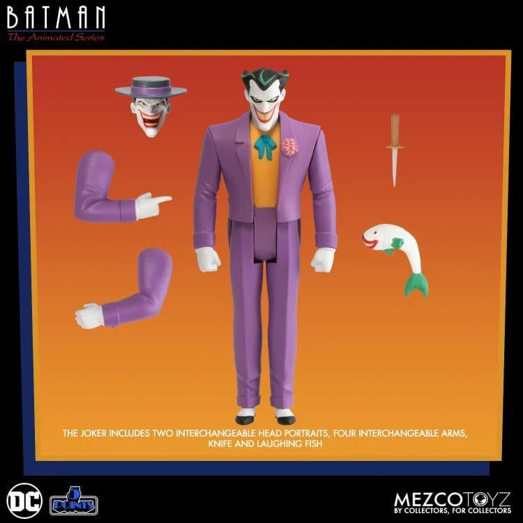 Mezco 5 Points The Joker Batman: The Animated Series 3.75-Inch Action Figure