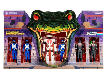G.I. Joe ReAction Pyramid of Darkness Pack SDCC 2022 Exclusive Box Set