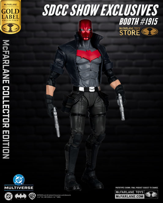 DC Multiverse Red Hood (Under the Red Hood) McFarlane Collector Edition Gold Label 7" Scale Action Figure (2026 SDCC Exclusive)