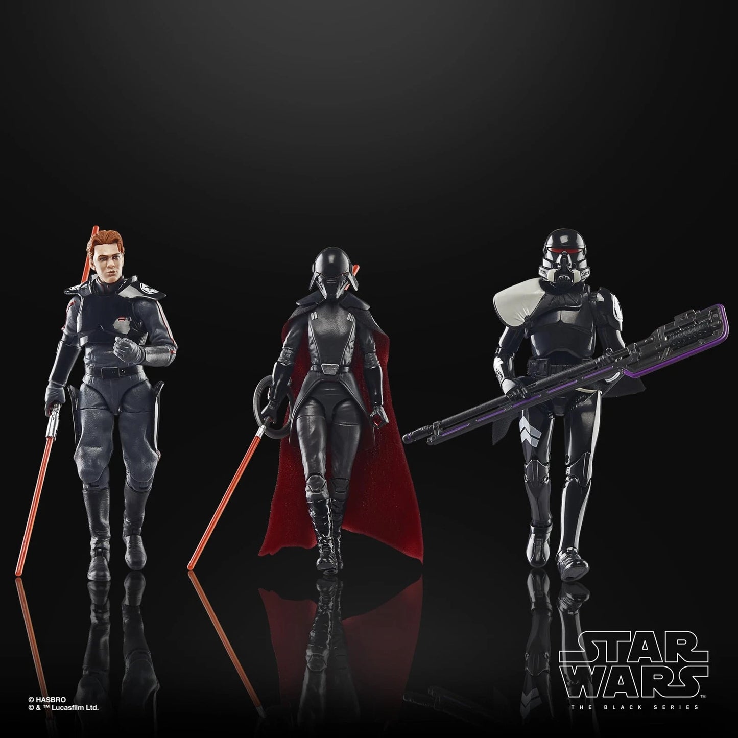 Star Wars Black Series Gaming Greats Cal Kestis Second Sister Purge Trooper 3-Pack