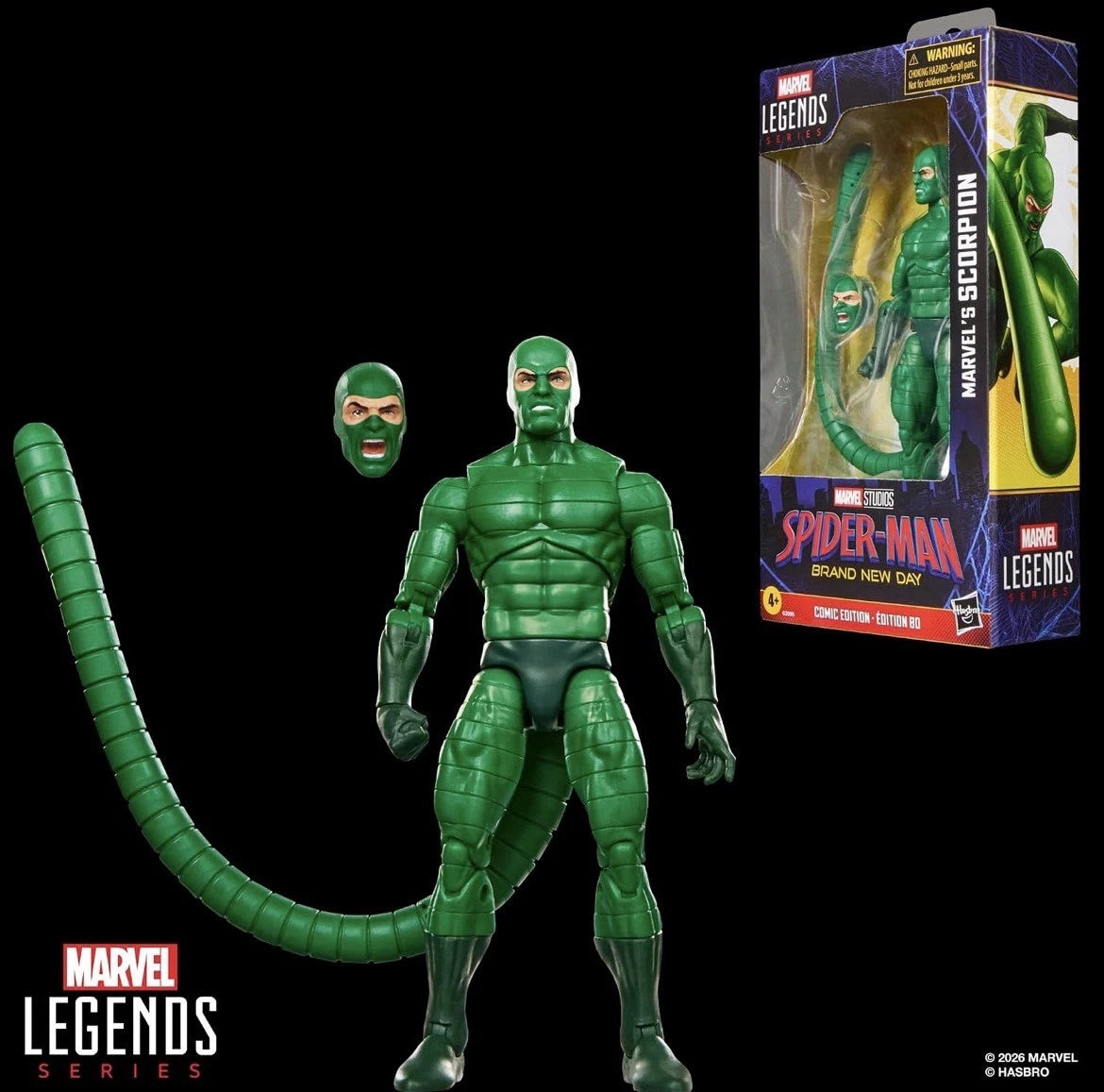 Marvel Legends Spider-Man: Brand New Day Scorpion (Comic Edition) 6" Action Figure