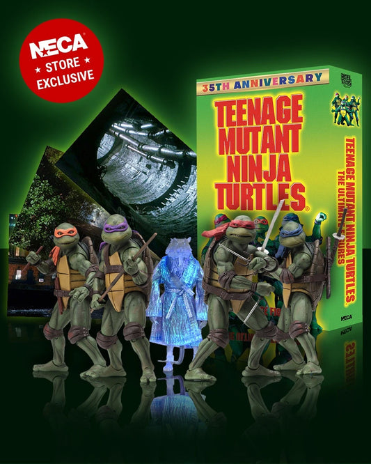TMNT 1990 Movie 35th Anniversary 7-In Figure 5-Pack NECA