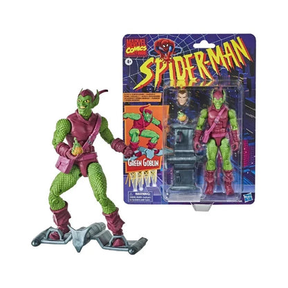 Spider-Man Retro Marvel Legends Green Goblin 6-Inch Action Figure (Reissue)