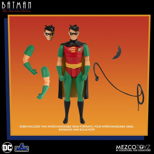 Mezco 5 Points Robin Batman: The Animated Series 3.75-Inch Action Figure