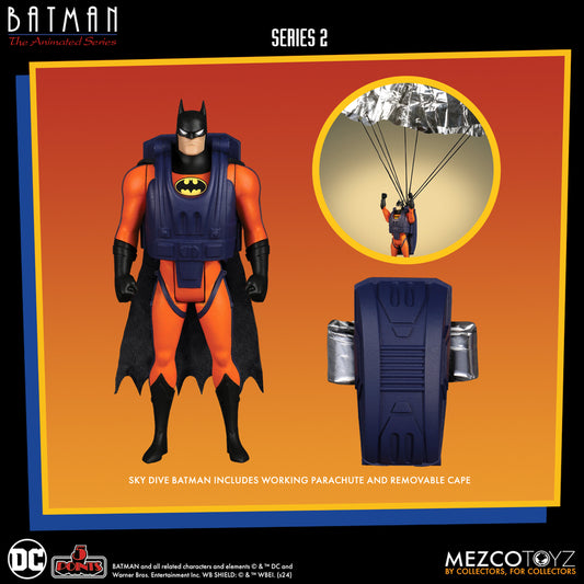 Mezco 5 Points Sky Dive Batman Batman: The Animated Series 3.75-Inch Figure